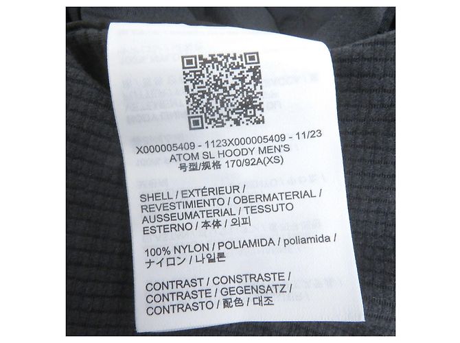 Autre Marque Chaqueta con capucha ARC'TERYX Atom SL Hoody Negro - vista 8