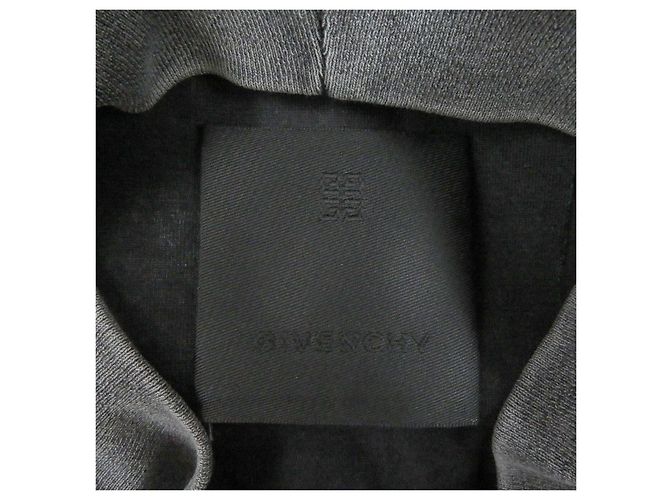 T-shirt a maniche lunghe con ricamo sovrapposto GIVENCHY Grigio Grigio antracite - vista 5