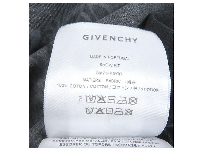 T-shirt a maniche lunghe con ricamo sovrapposto GIVENCHY Grigio Grigio antracite - vista 7