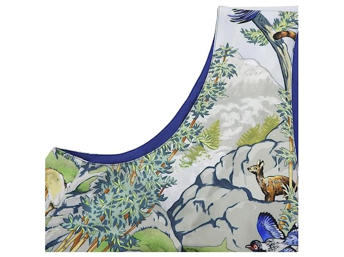 Hermès Camisa de seda Hermes Multicolor - vista 4