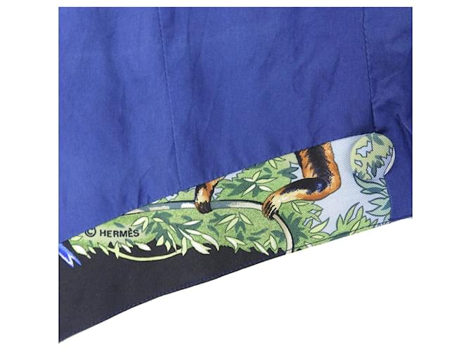 Hermès Camisa de seda Hermes Multicolor - vista 5