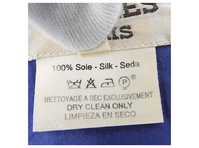 Hermès Camisa de seda Hermes Multicolor - vista 8