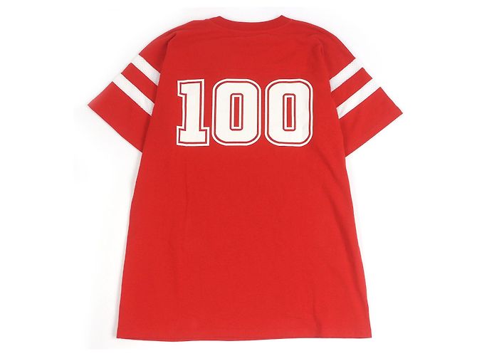 Camiseta de algodón Gucci 100th Anniversary Roja - vista 3