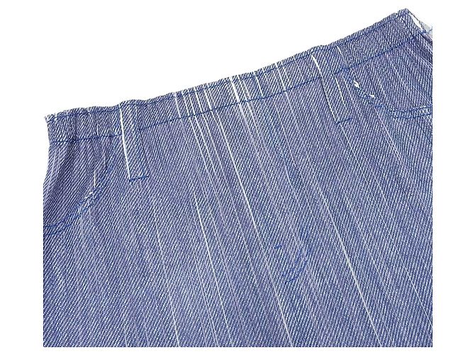 Issey Miyake Falda de poliéster plisada PLEATS PLEASE Denim Transfer Azul - vista 3