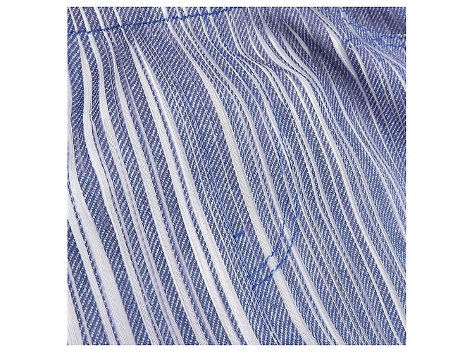 Issey Miyake Falda de poliéster plisada PLEATS PLEASE Denim Transfer Azul - vista 5