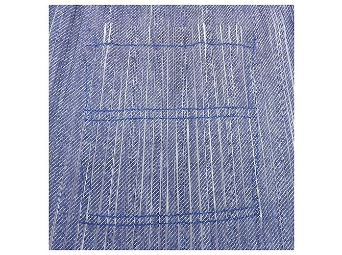 Issey Miyake Falda de poliéster plisada PLEATS PLEASE Denim Transfer Azul - vista 6