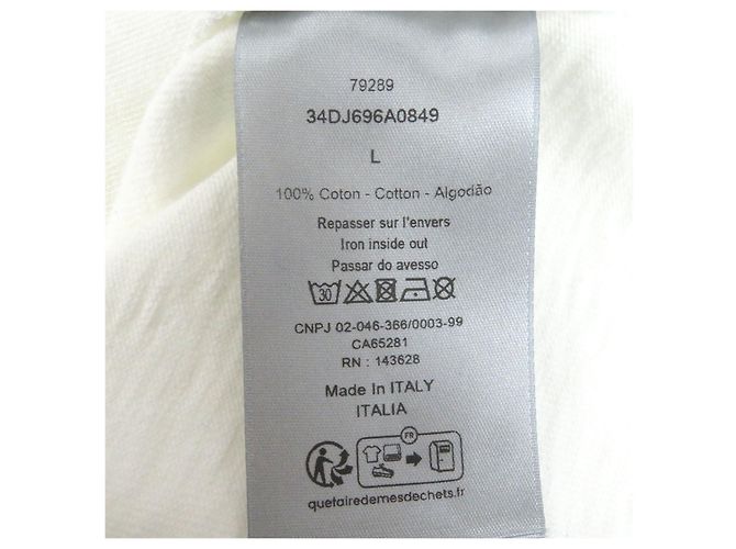 Camiseta de algodão Dior Branco - vista 6