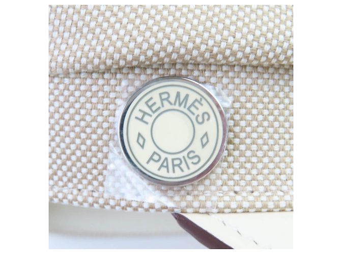 Hermès Boné de algodão Hermes Bege - vista 6