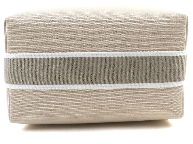 Hermès Pochette Brid A Cotton Hermes Beige - vista 5