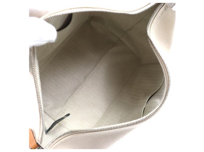Hermès Pochette Brid A Cotton Hermes Beige - vista 7