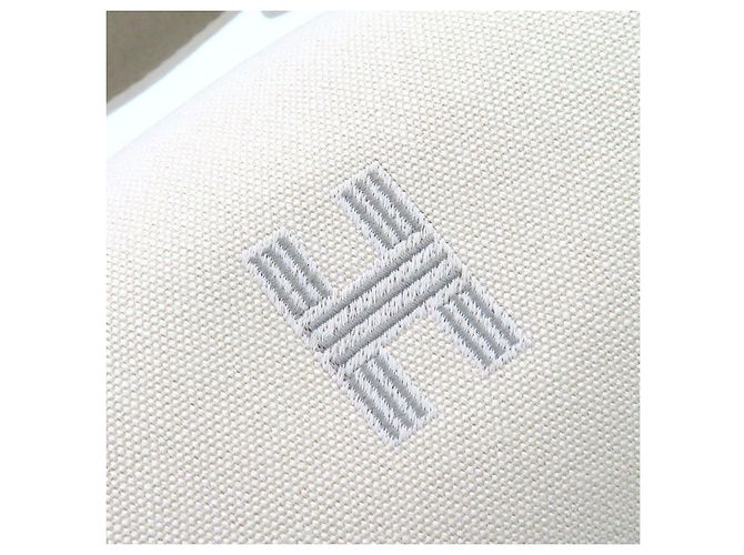 Hermès Pochette Brid A Cotton Hermes Beige - vista 9