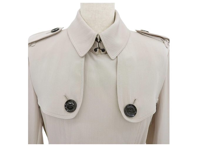 Gabardina Burberry London de rayón Beige - vista 3