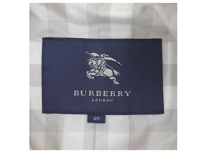 Gabardina Burberry London de rayón Beige - vista 6