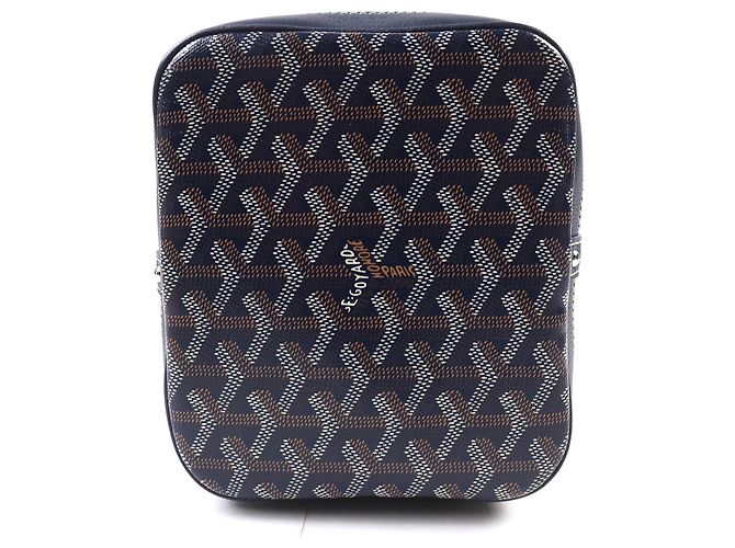 Borsa a secchiello Goyard Petit Flo in pelle di vitello Blu Blu navy - vista 6