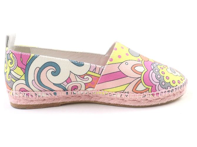 Hermès Hermes Espadrilles aus Canvas mit durchgehendem Logo-Print
Slip-on Mehrfarben - Ansicht 6