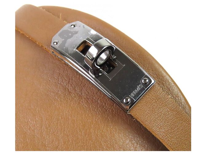 Hermès Botas Hermes Jumping Kelly Buckle de Cuero Castaño - vista 10