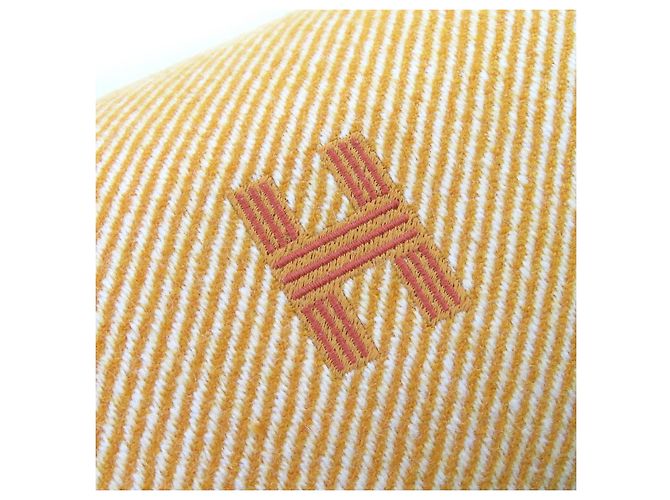 Hermès Hermes Bride a Black PM Kare H logo Wool Handbag Arancione - vista 8