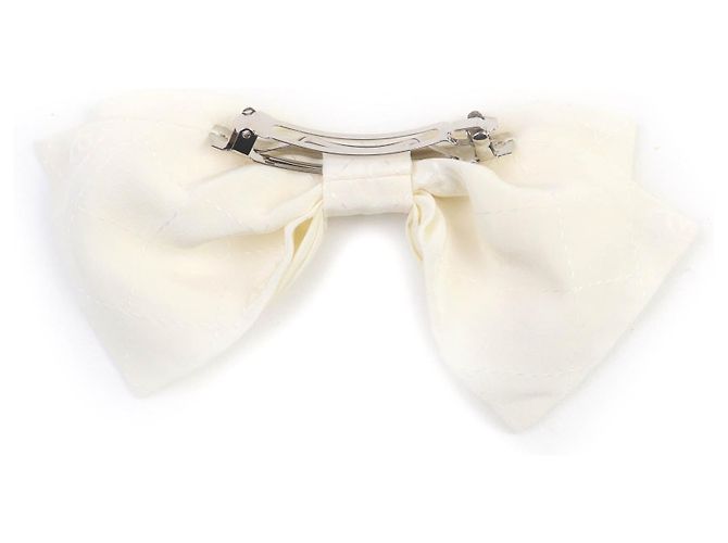 Fermaglio con nastro Chanel Accessorio per capelli Bianco - vista 3