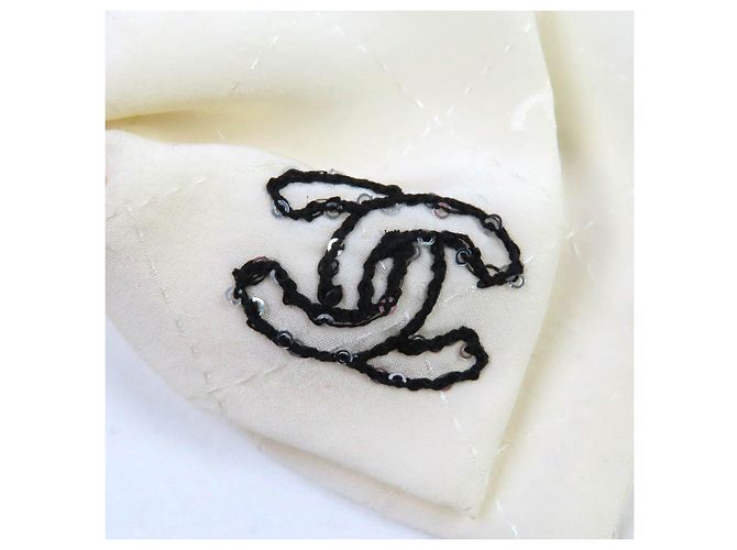 Fermaglio con nastro Chanel Accessorio per capelli Bianco - vista 7