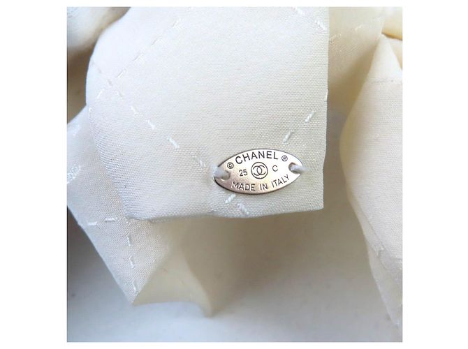 Fermaglio con nastro Chanel Accessorio per capelli Bianco - vista 8