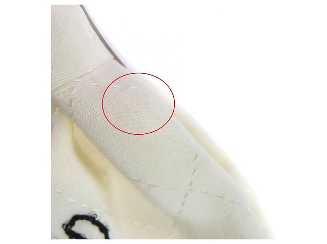 Fermaglio con nastro Chanel Accessorio per capelli Bianco - vista 9