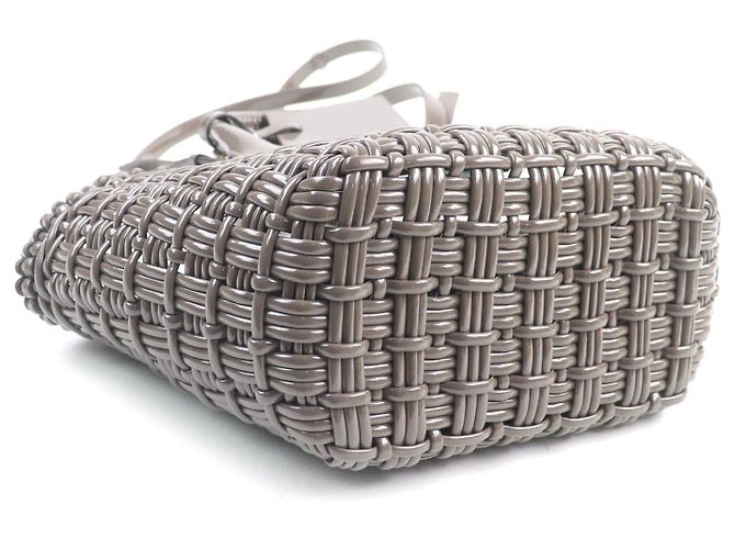 Borsa Balenciaga Bistro Marrone Grigio - vista 4