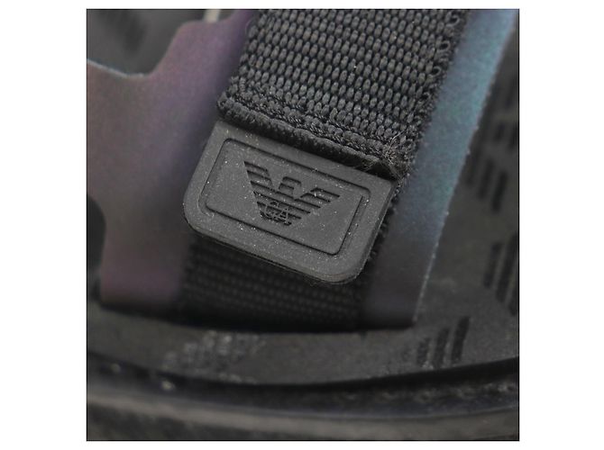 Sandálias de nylon Emporio Armani Preto - vista 6