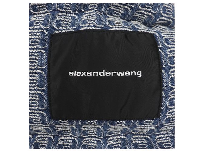 Autre Marque Chaqueta de algodón Alexander Wang Negro Azul - vista 6