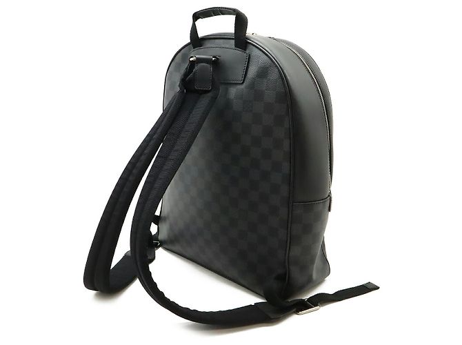 Zaino Louis Vuitton Josh Damier Graphite Nero Grigio - vista 2