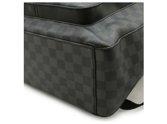 Zaino Louis Vuitton Josh Damier Graphite Nero Grigio - vista 3