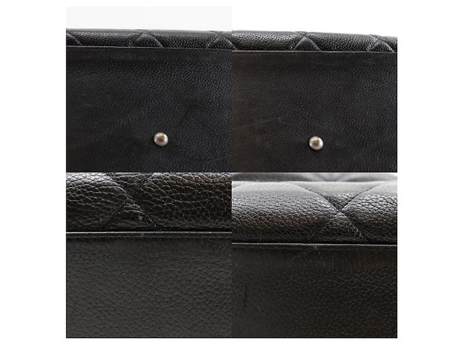Bolsa Boston Chanel Matelasse Caviar Skin Preto - vista 12