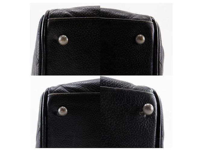 Bolsa Boston Chanel Matelasse Caviar Skin Preto - vista 13