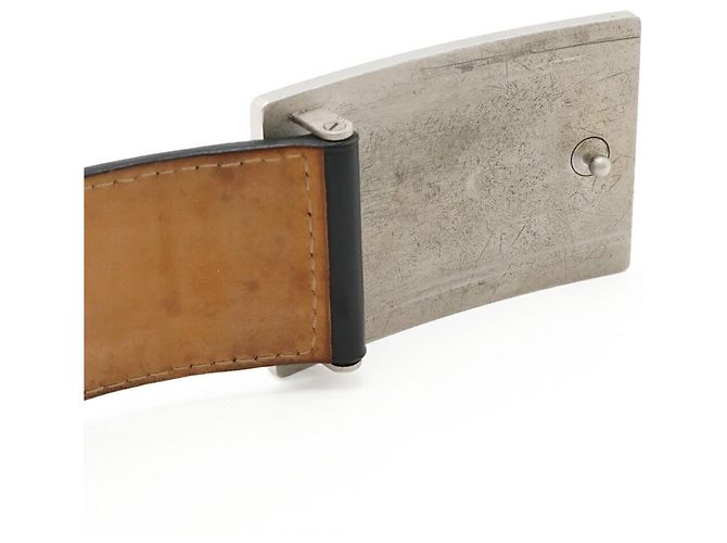 Louis Vuitton Sangle Jeans Ledergürtel Schwarz - Ansicht 4