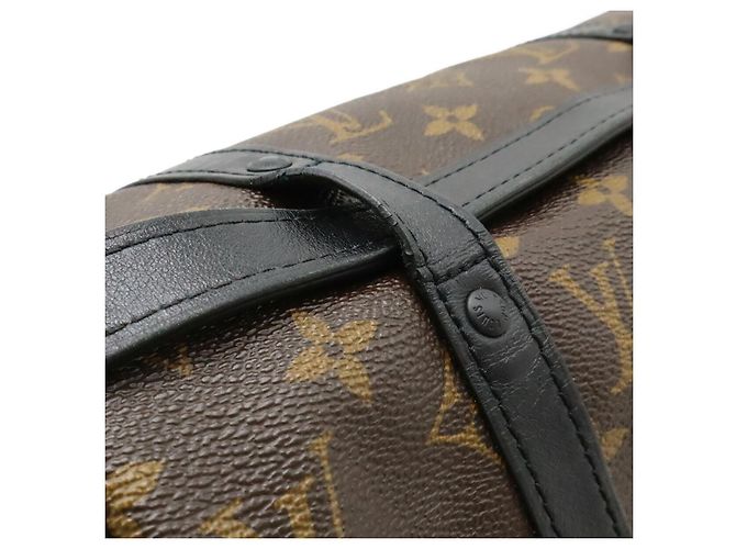 Borsa a tracolla 2way Mini Polochon Monogram Louis Vuitton Marrone Nero Arancione - vista 5