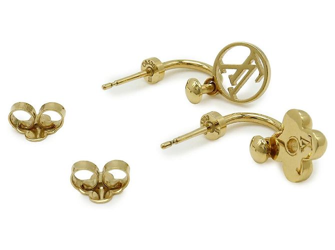 Blooming Ohrringe Louis Vuitton Golden - Ansicht 3