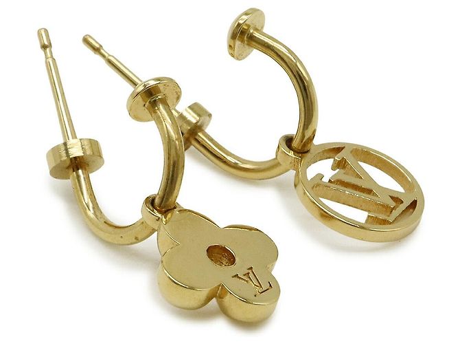 Blooming Ohrringe Louis Vuitton Golden - Ansicht 5