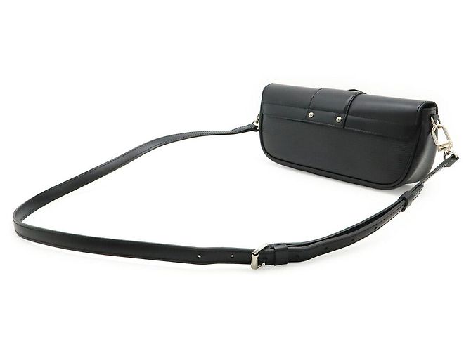 Borsa a tracolla 2way Pochette Montaigne Epi Louis Vuitton Nero - vista 2