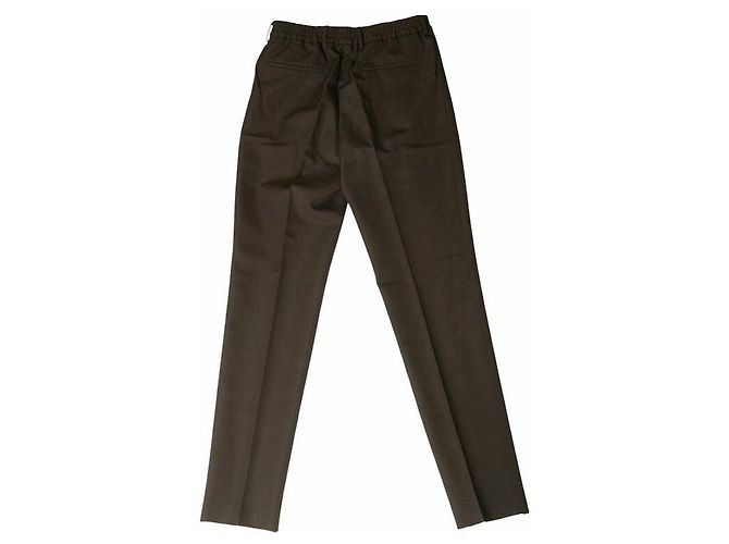 Fendi Hose aus Wolle und Polyester Braun Dunkelbraun - Ansicht 2