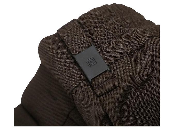 Fendi Hose aus Wolle und Polyester Braun Dunkelbraun - Ansicht 3
