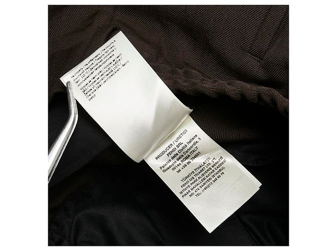 Fendi Hose aus Wolle und Polyester Braun Dunkelbraun - Ansicht 8