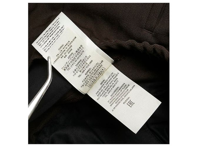Fendi Hose aus Wolle und Polyester Braun Dunkelbraun - Ansicht 9