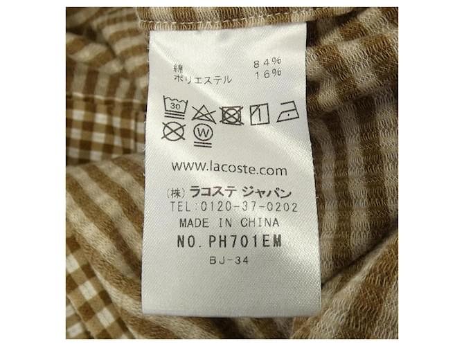Autre Marque Camisa de algodón Lacoste PH701EM Castaño - vista 3