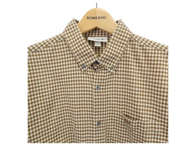 Autre Marque Camisa de algodón Lacoste PH701EM Castaño - vista 5