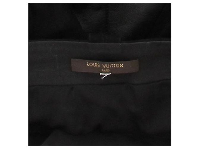 Louis Vuitton Pantalón negro bimaterial - vista 5