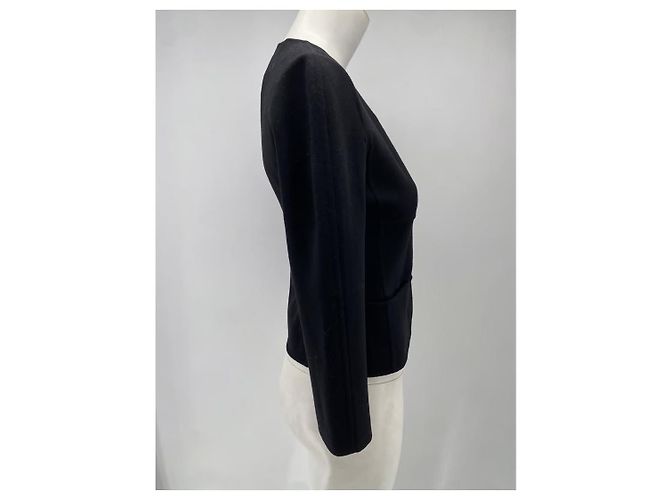 Bar Jacke aus Wolle - Dior Schwarz - Ansicht 4