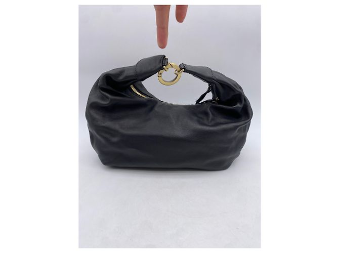 Autre Marque Borsa a mano "Pouch" in pelle Nero - vista 2