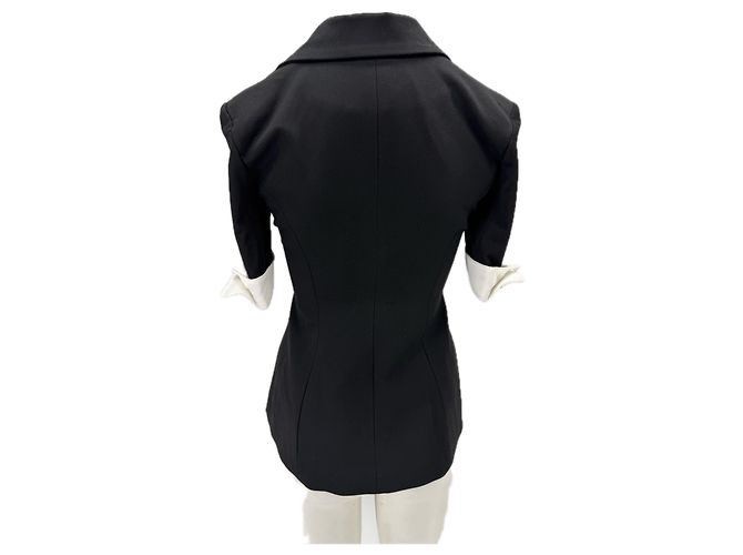 Autre Marque MISS CIRCLE Kurzer schwarzer Blazer - Ansicht 2