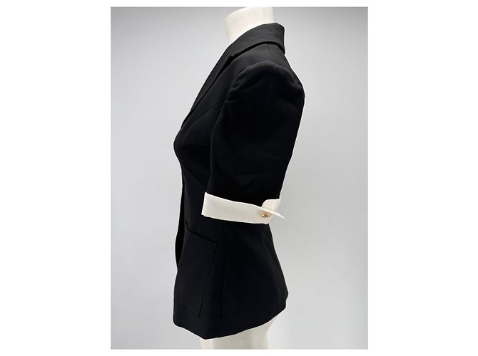 Autre Marque MISS CIRCLE Kurzer schwarzer Blazer - Ansicht 4