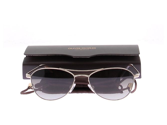 Oliver Peoples Sonnenbrille gold und braun Golden - Ansicht 7