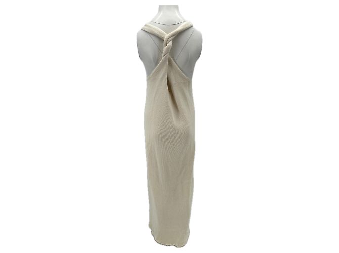 Jil Sander Ärmelloses Maxikleid Beige - Ansicht 2